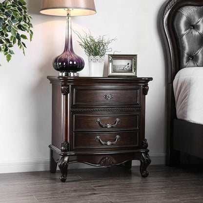  Furniture of America Bethesda 3-Drawer Nightstand CM7426N IMAGE 1