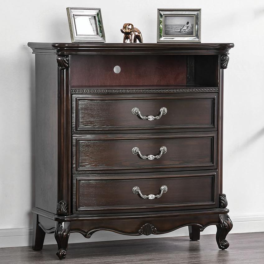  Furniture of America Bethesda 3-Drawer Chest CM7426TV IMAGE 1