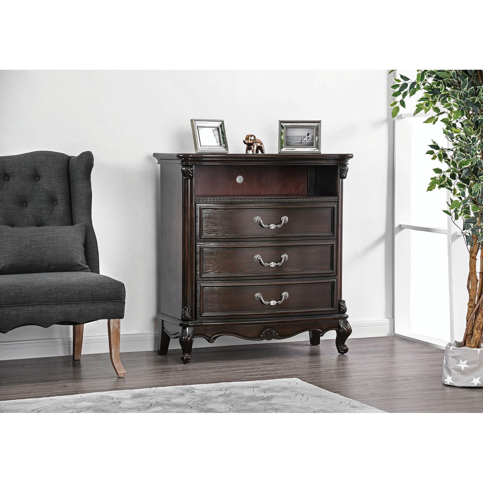 Furniture of America Bethesda 3-Drawer Chest CM7426TV IMAGE 2