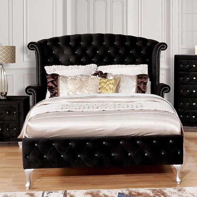  Furniture of America Alzire CM7150BK-CK California King Bed IMAGE 1