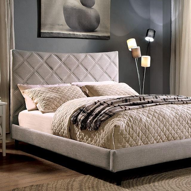  Furniture of America Estarra Queen Panel Bed CM7073BG-Q-BED IMAGE 1