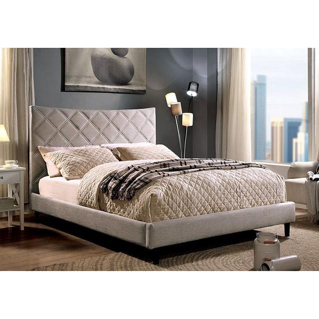  Furniture of America Estarra King Panel Bed CM7073BG-EK-BED IMAGE 2