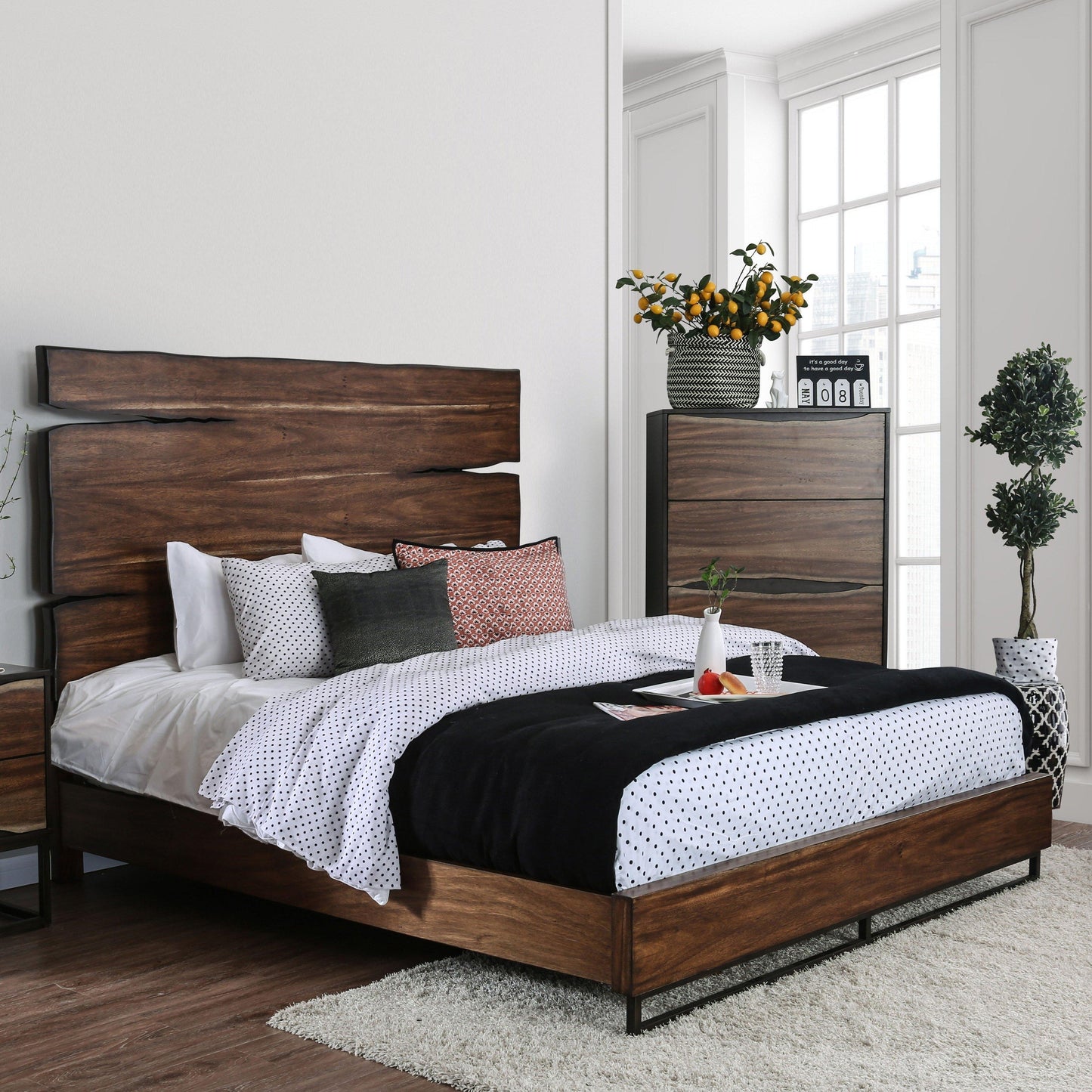  Furniture of America Fulton Queen Panel Bed CM7363Q-BED IMAGE 1