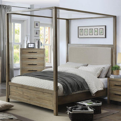  Furniture of America Garland Queen Canopy Bed CM7356Q-BED IMAGE 1