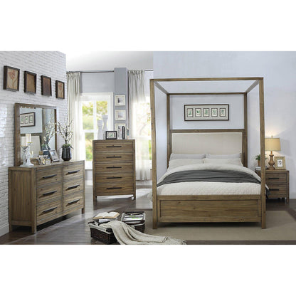  Furniture of America Garland Queen Canopy Bed CM7356Q-BED IMAGE 5
