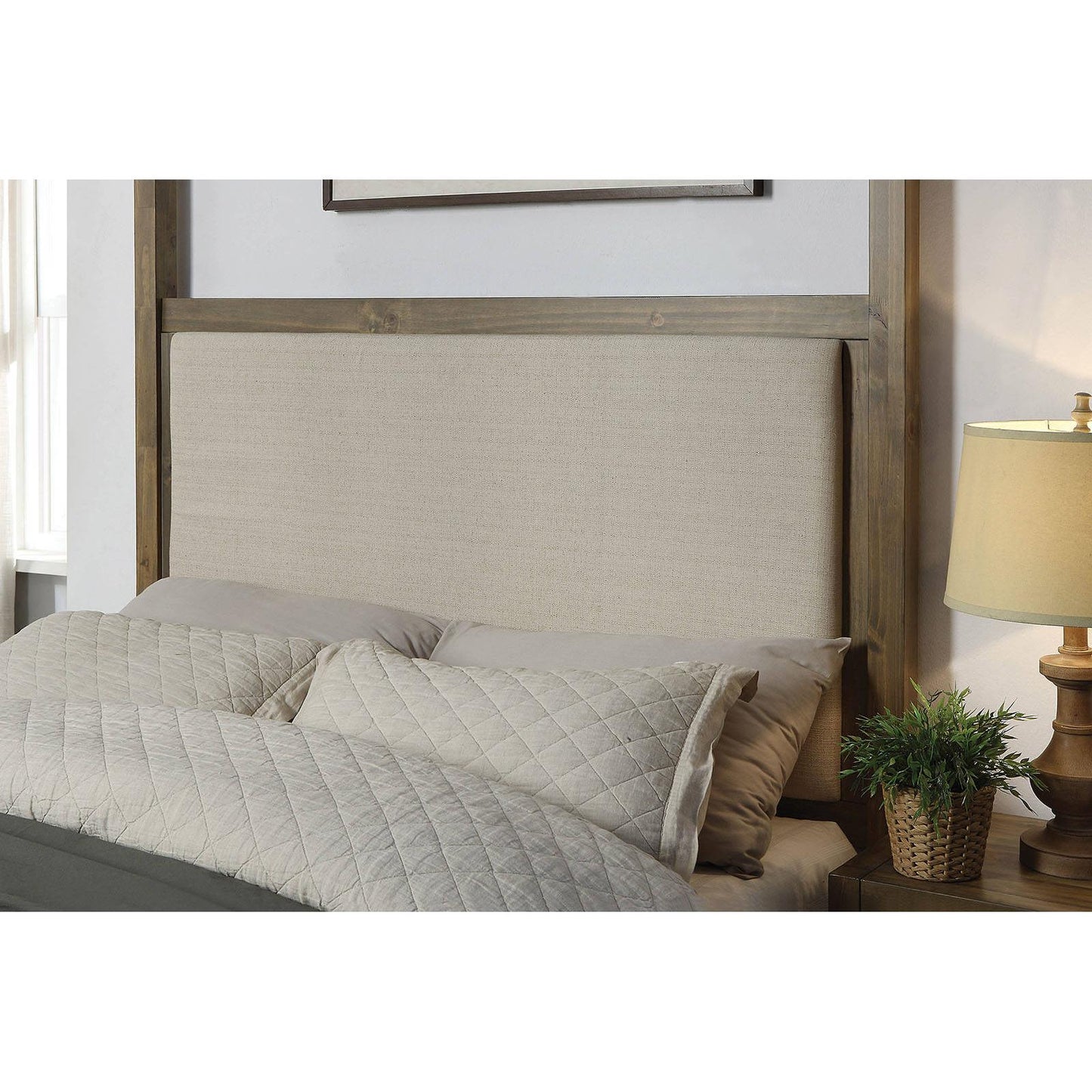  Furniture of America Garland California King Canopy Bed CM7356CK-BED IMAGE 3