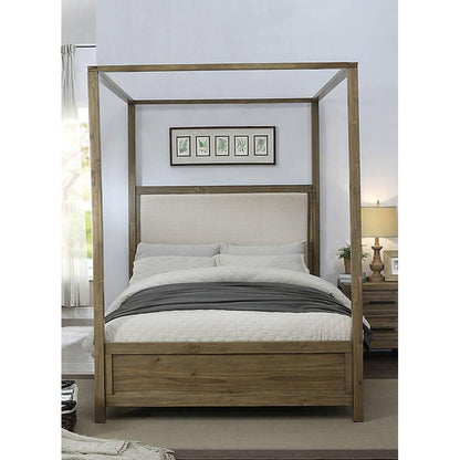  Furniture of America Garland King Canopy Bed CM7356EK-BED IMAGE 2