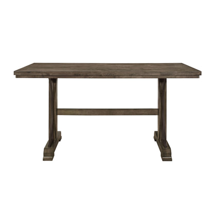 Crown Mark Quincy Counter Height Dining Table with Trestle Base 2831T-3671-TOP/2831T-3671-BASE IMAGE 1