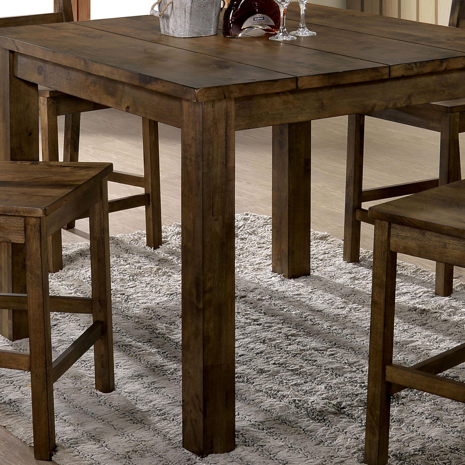  Furniture of America Square Kristen Counter Height Dining Table CM3060PT IMAGE 2