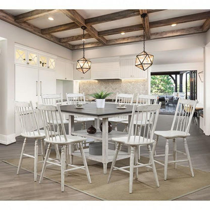  Furniture of America Square Ann Lee Counter Height Dining Table CM3754PT IMAGE 2