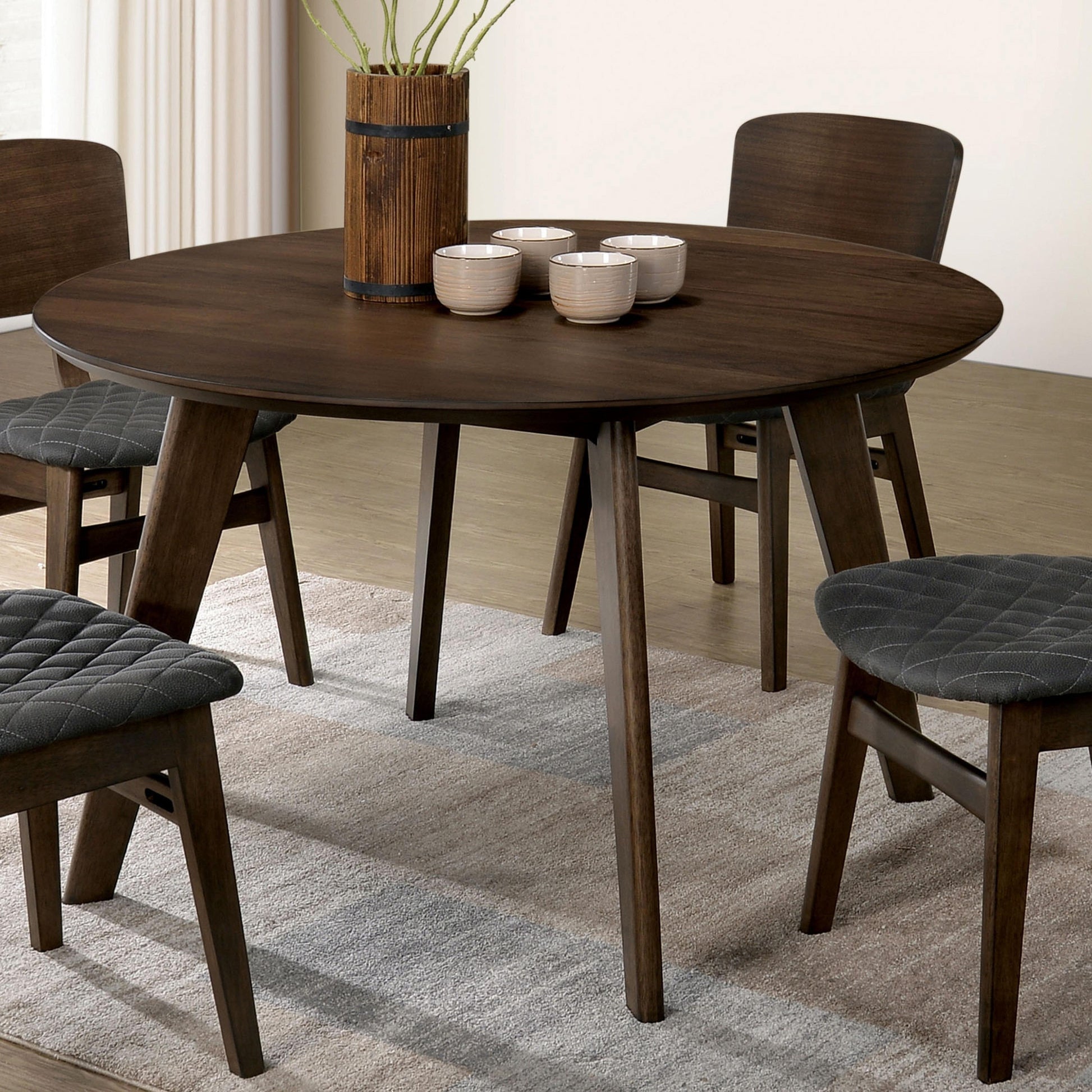  Furniture of America Round Shayna Dining Table CM3139RT IMAGE 1