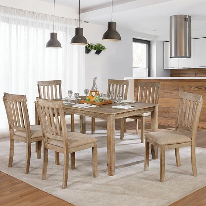  Furniture of America Kiara 7 pc Dinette CM3010T-7PK IMAGE 1