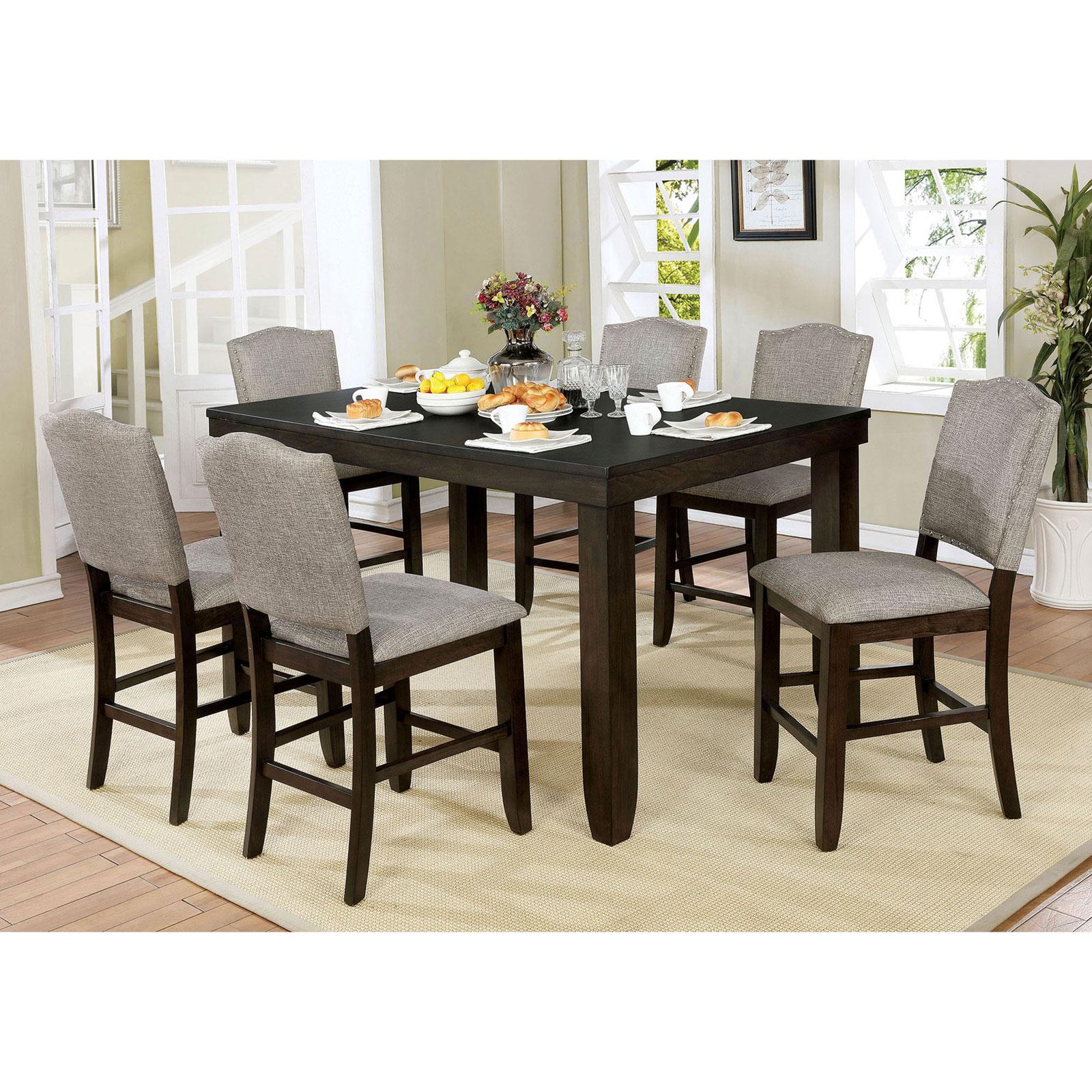  Furniture of America Teagan CM3911PT Counter Height Table IMAGE 4