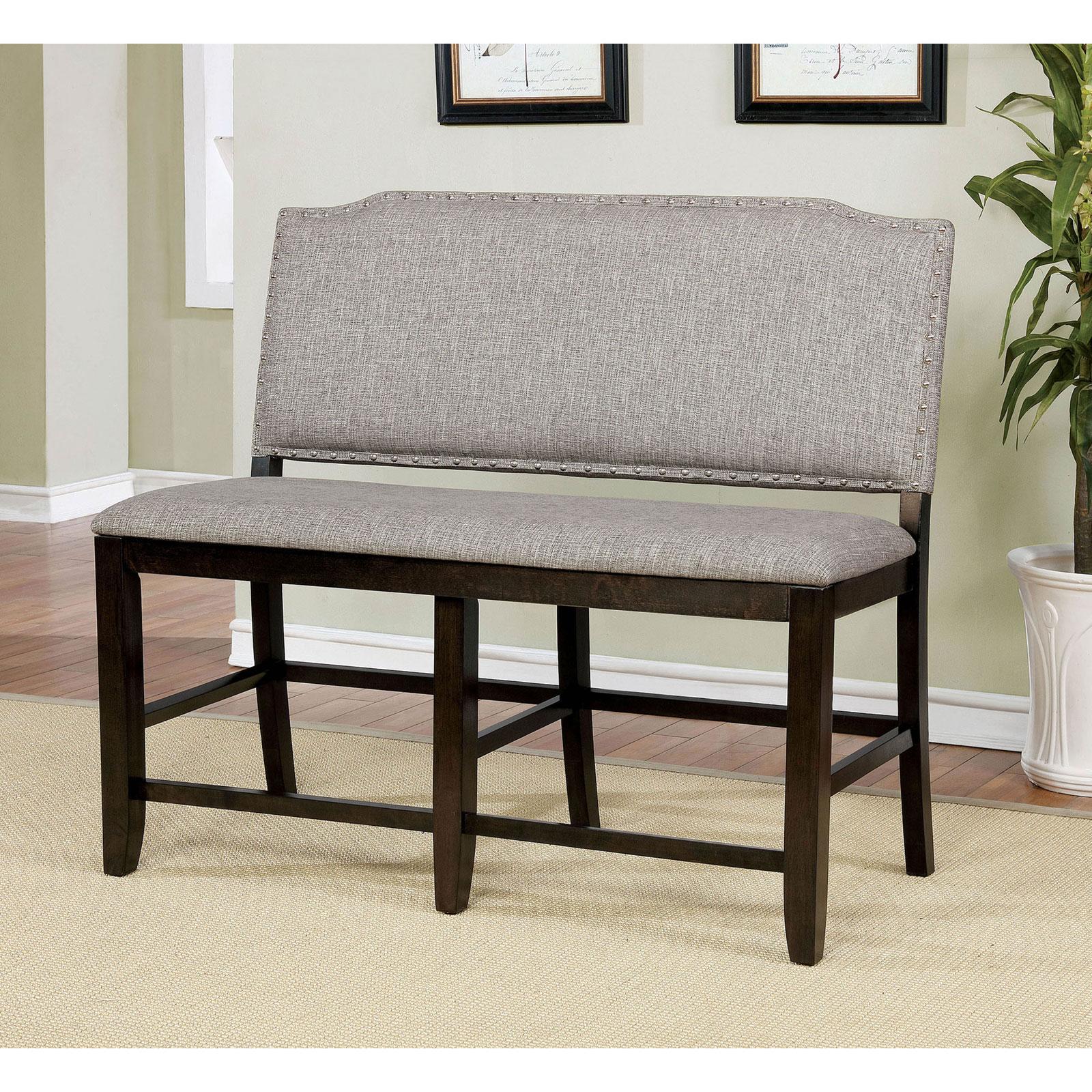  Furniture of America Teagan Counter Height Bench CM3911PBN IMAGE 1