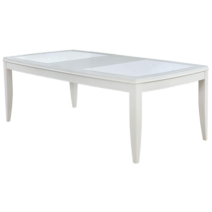  Furniture of America Madeline Dining Table with Glass Top CM3396T IMAGE 1