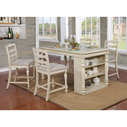  Furniture of America Theresa Counter Height Dining Table CM3912PT IMAGE 7