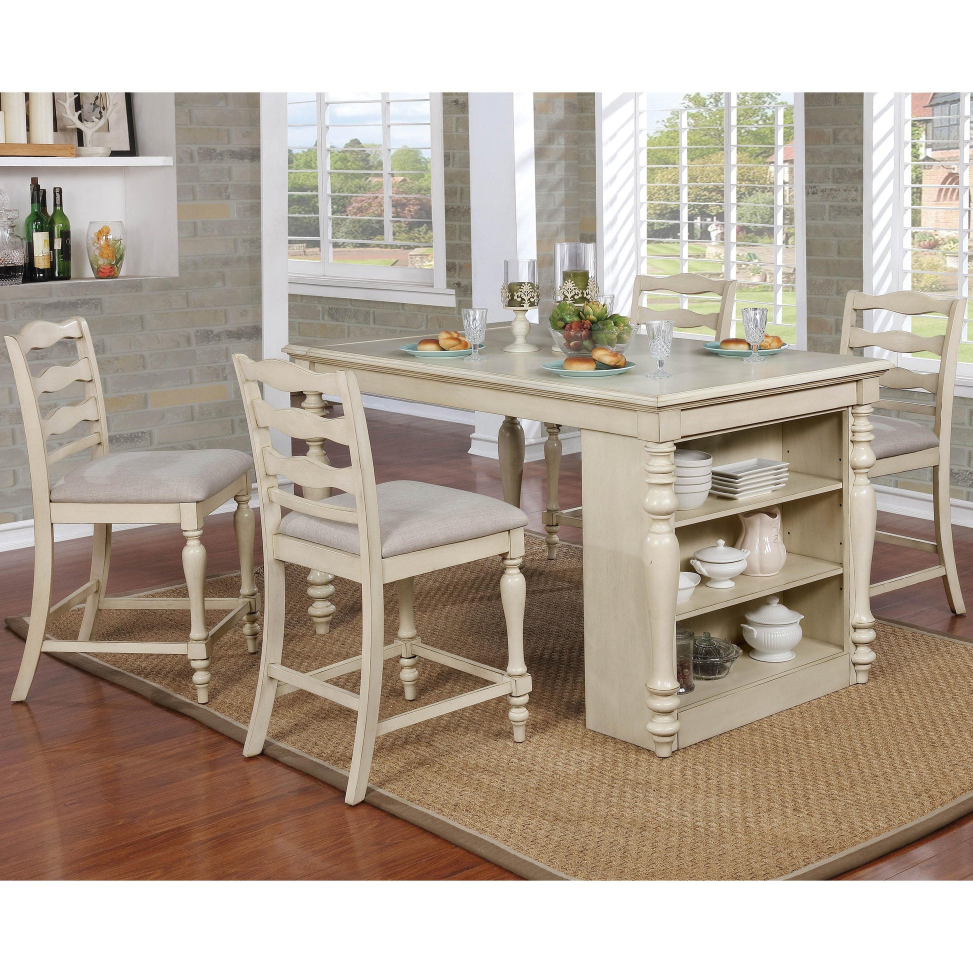  Furniture of America Theresa Counter Height Dining Chair CM3912PC-2PK IMAGE 3