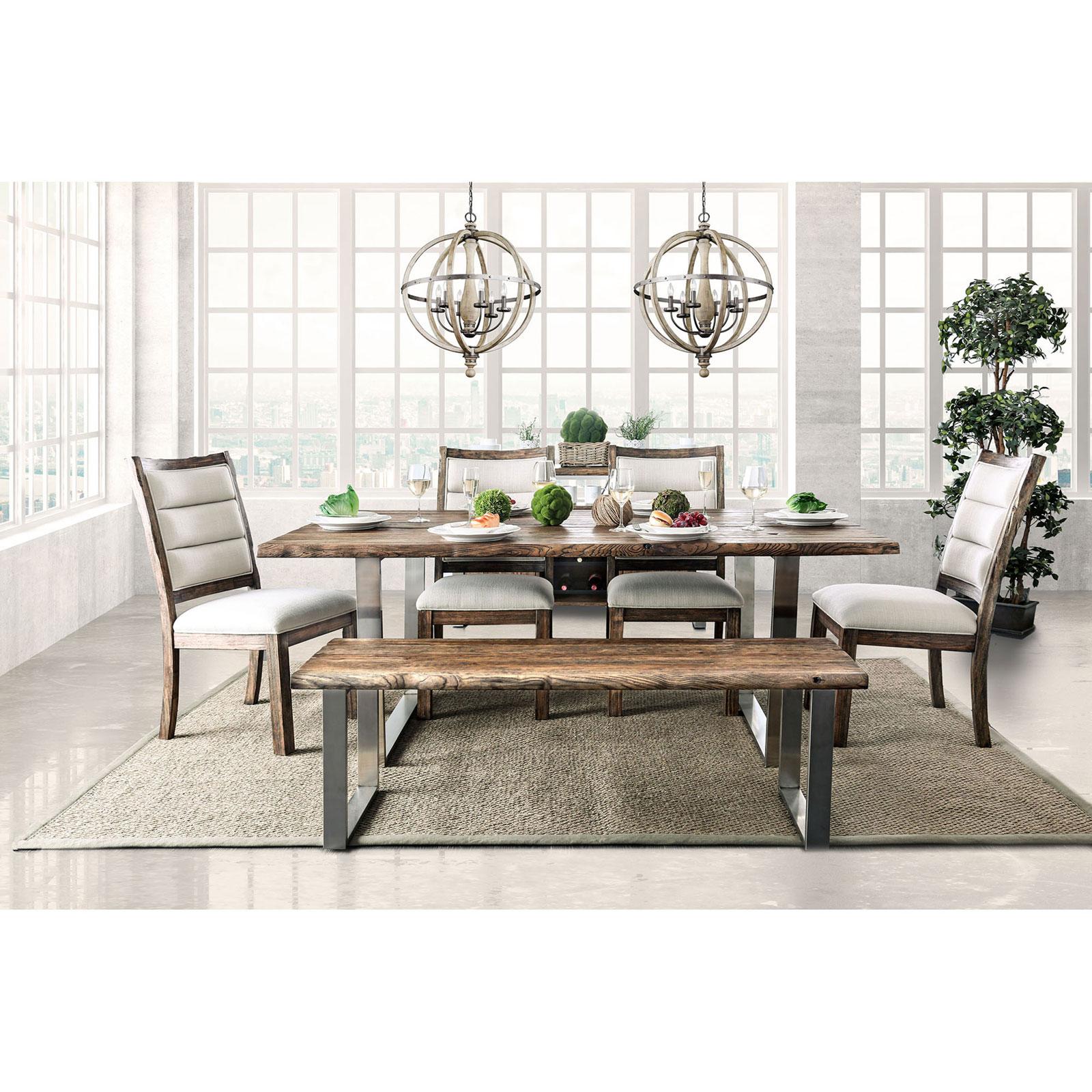  Furniture of America Mandy Dining Table CM3451A-T-TABLE IMAGE 7