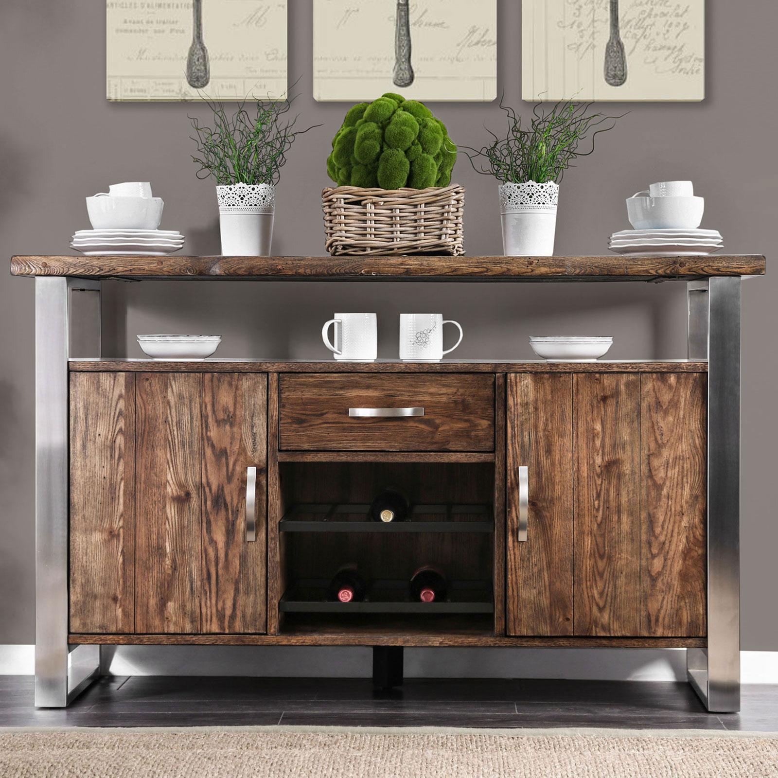  Furniture of America Mandy Server CM3451A-SV IMAGE 1