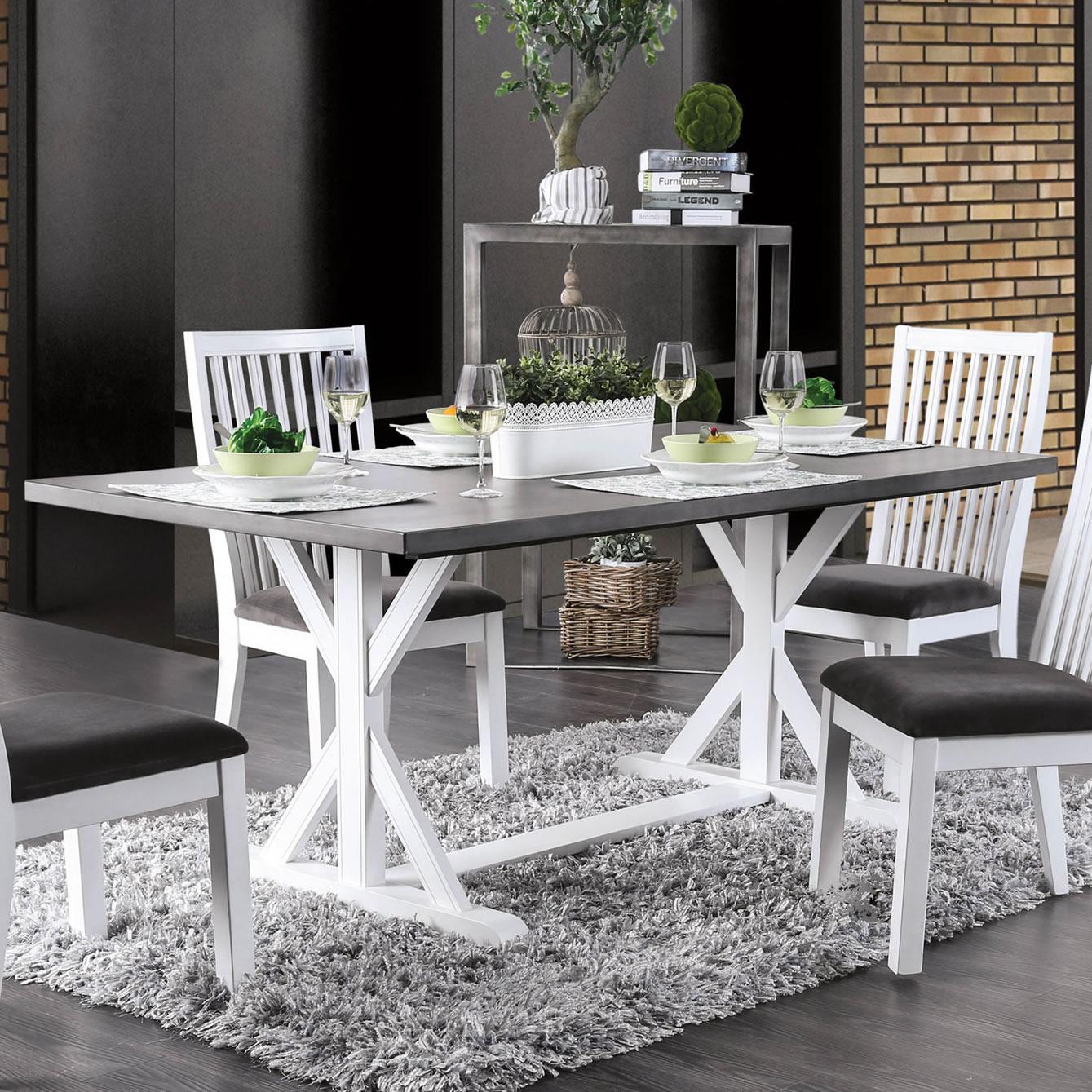  Furniture of America Kathleen Dining Table CM3761T IMAGE 1