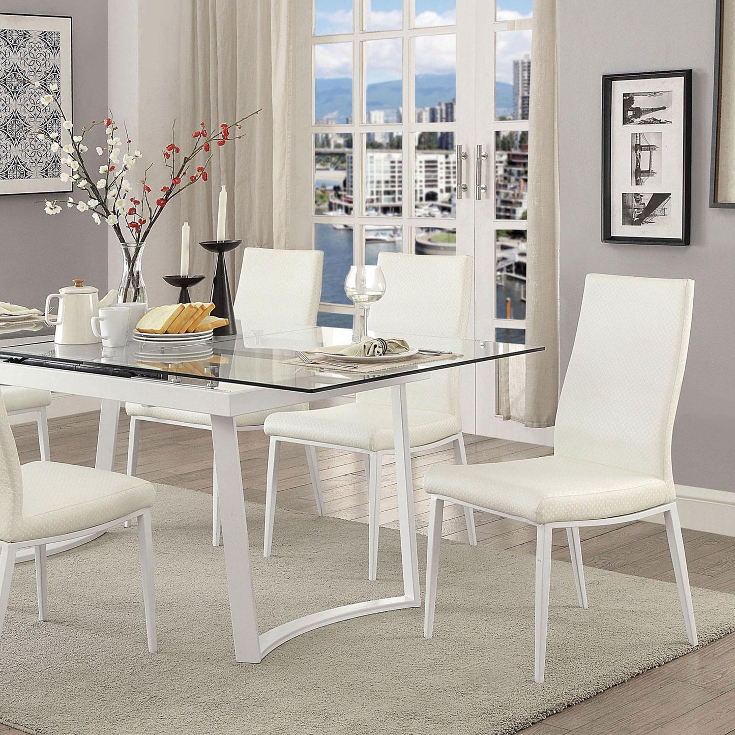  Furniture of America Miriam Dining Chair CM3383W-WH-SC-2PK IMAGE 4