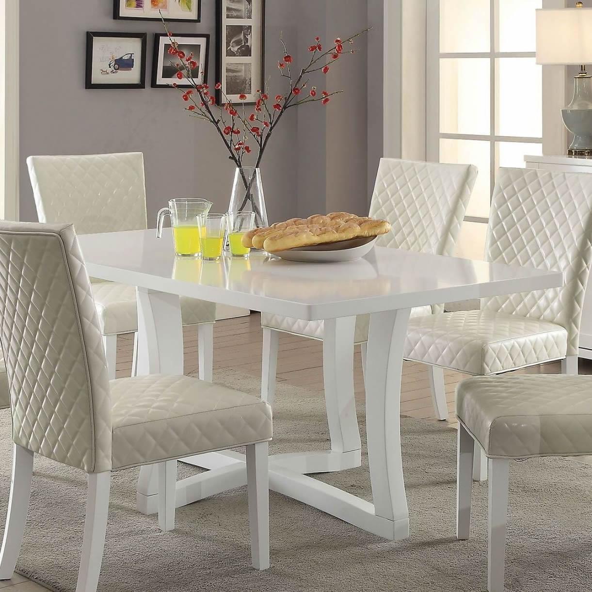  Furniture of America Reidar Dining Table with Trestle Base CM3651T IMAGE 1
