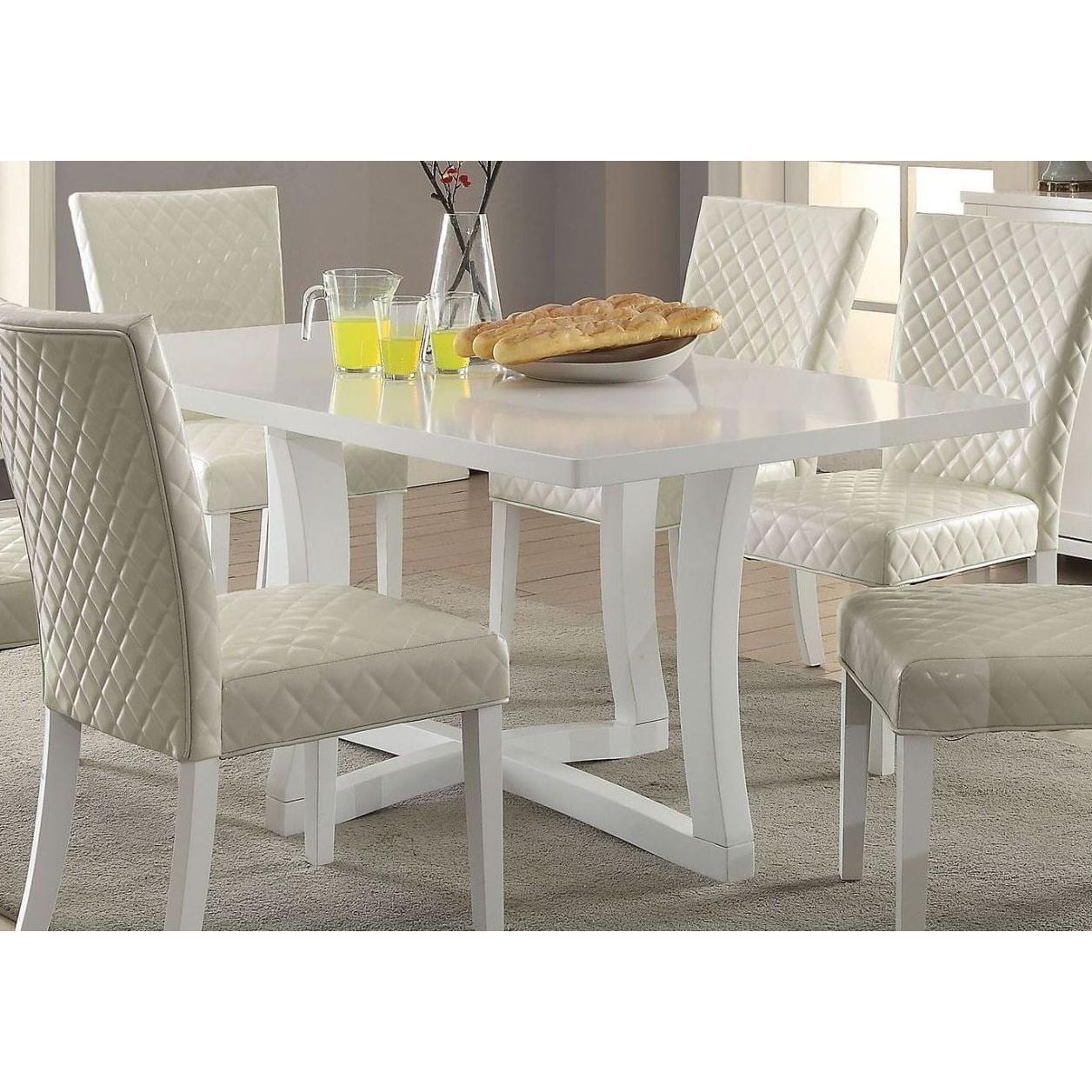  Furniture of America Reidar Dining Table with Trestle Base CM3651T IMAGE 2