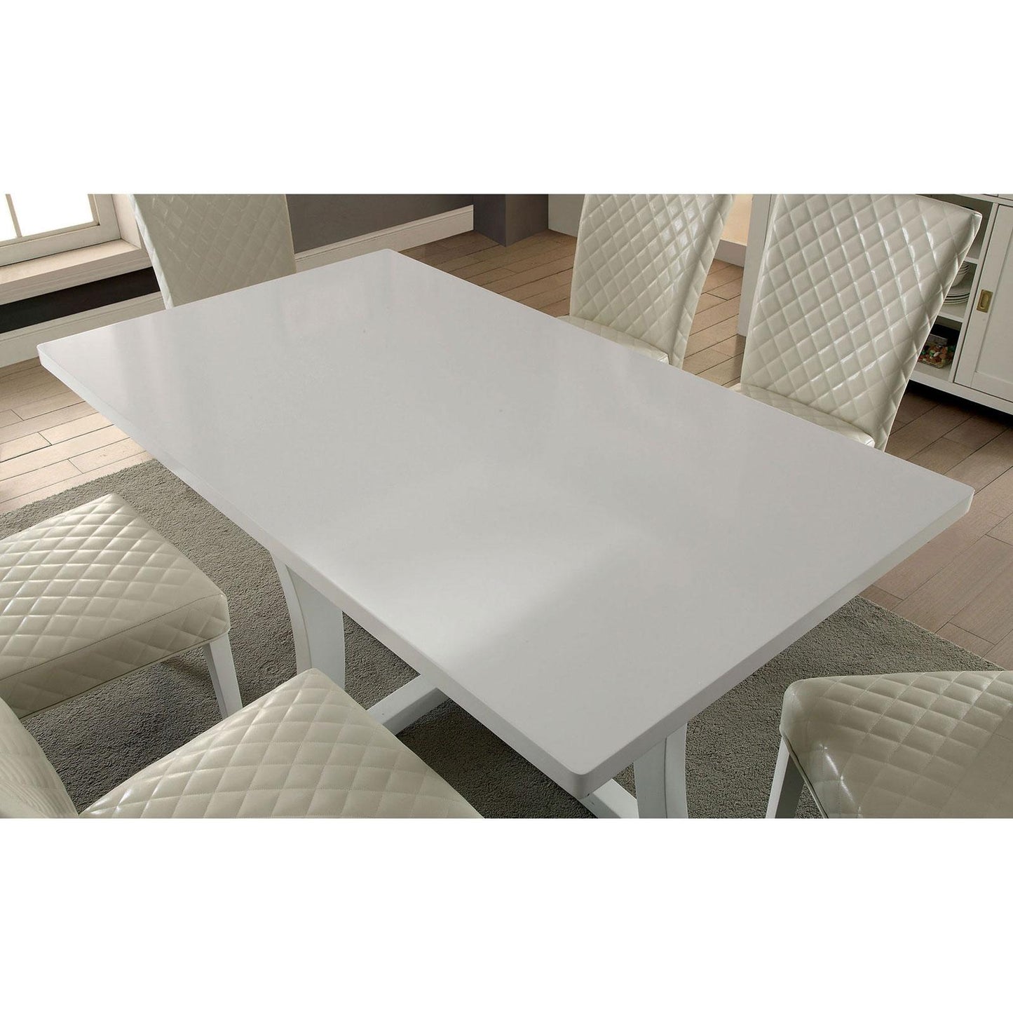 Furniture of America Reidar Dining Table with Trestle Base CM3651T IMAGE 3