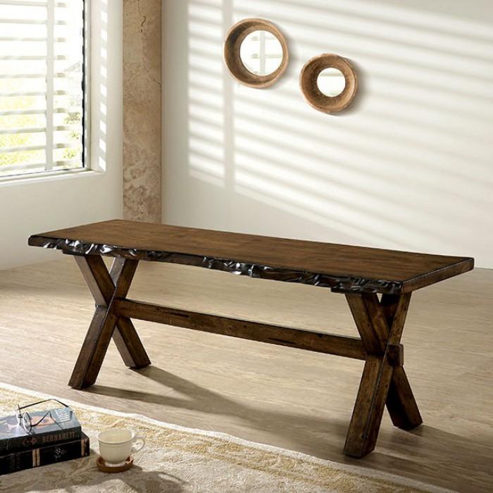  Furniture of America Woodworth Bench CM3114BN IMAGE 1