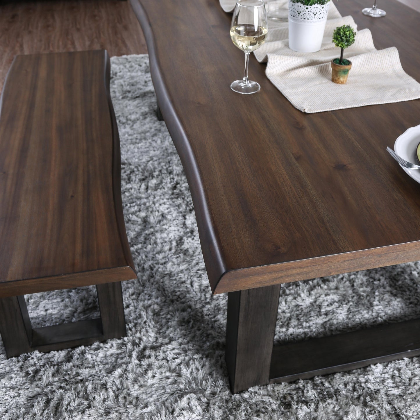  Furniture of America Tolstoy Dining Table CM3376T-82-TABLE IMAGE 3