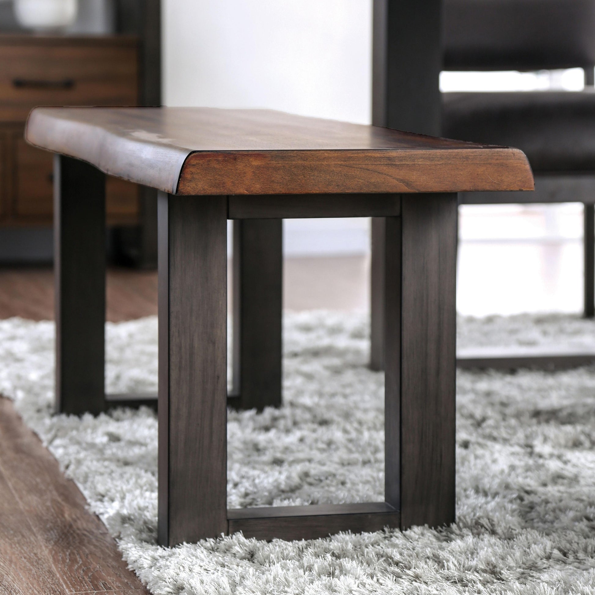  Furniture of America Tolstoy Dining Bench CM3376BN IMAGE 2