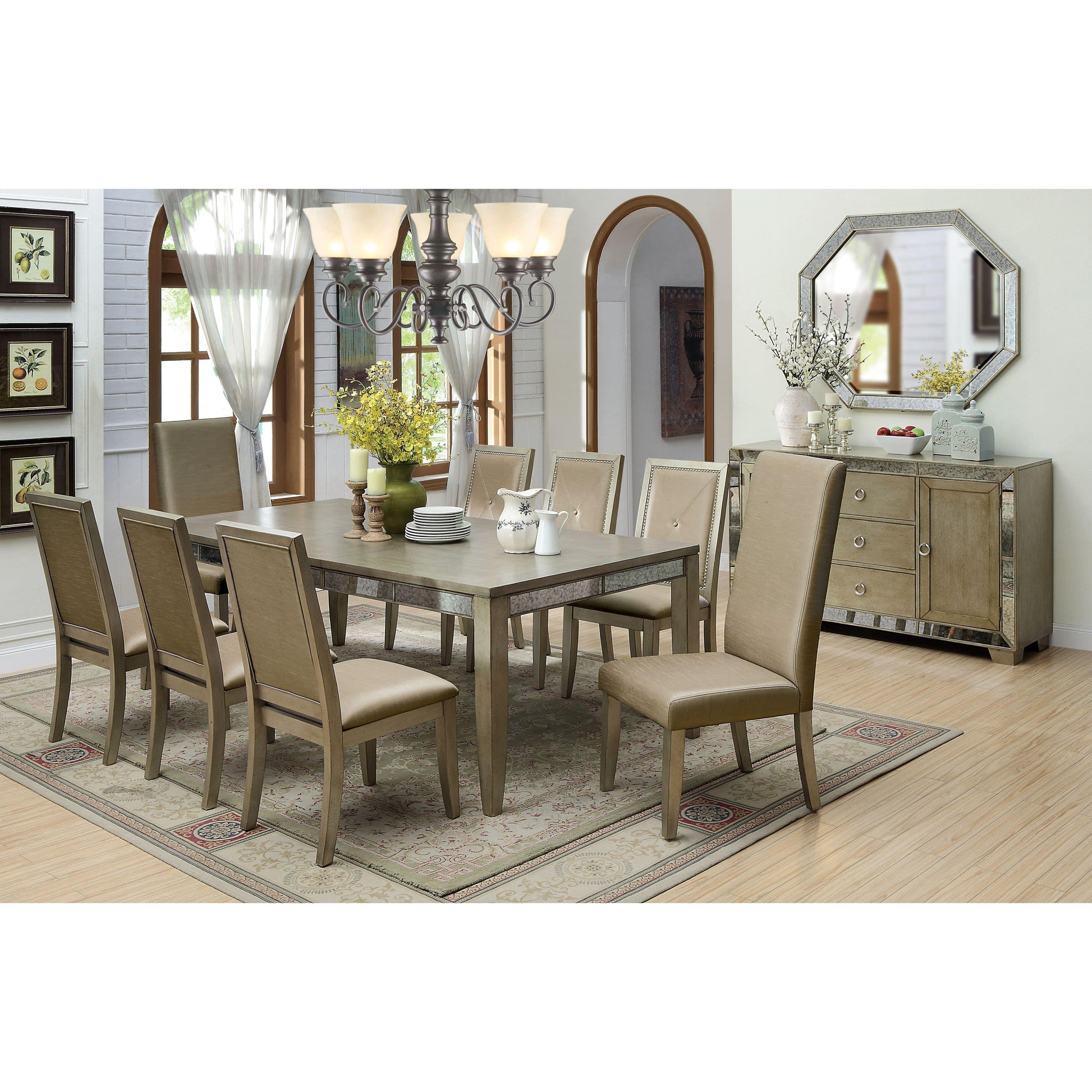  Furniture of America Echo Server CM3980SV IMAGE 6