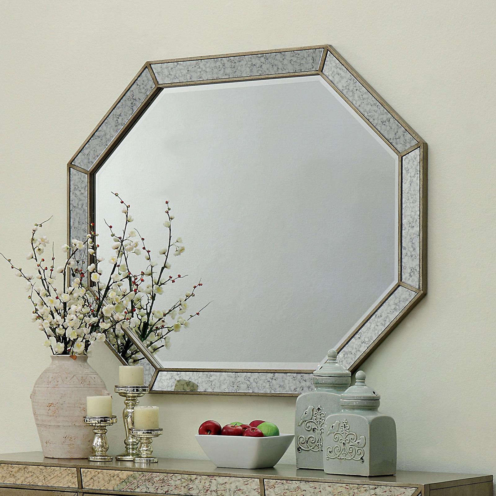  Furniture of America Echo Wall Mirror CM3980M IMAGE 1