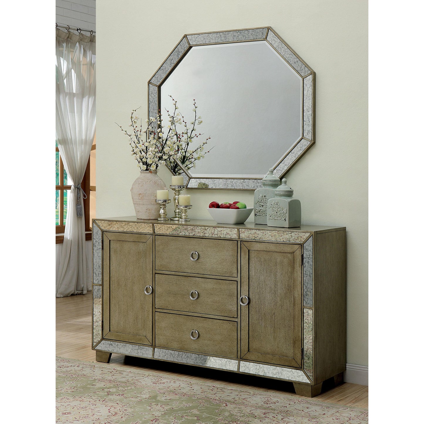  Furniture of America Echo Wall Mirror CM3980M IMAGE 2