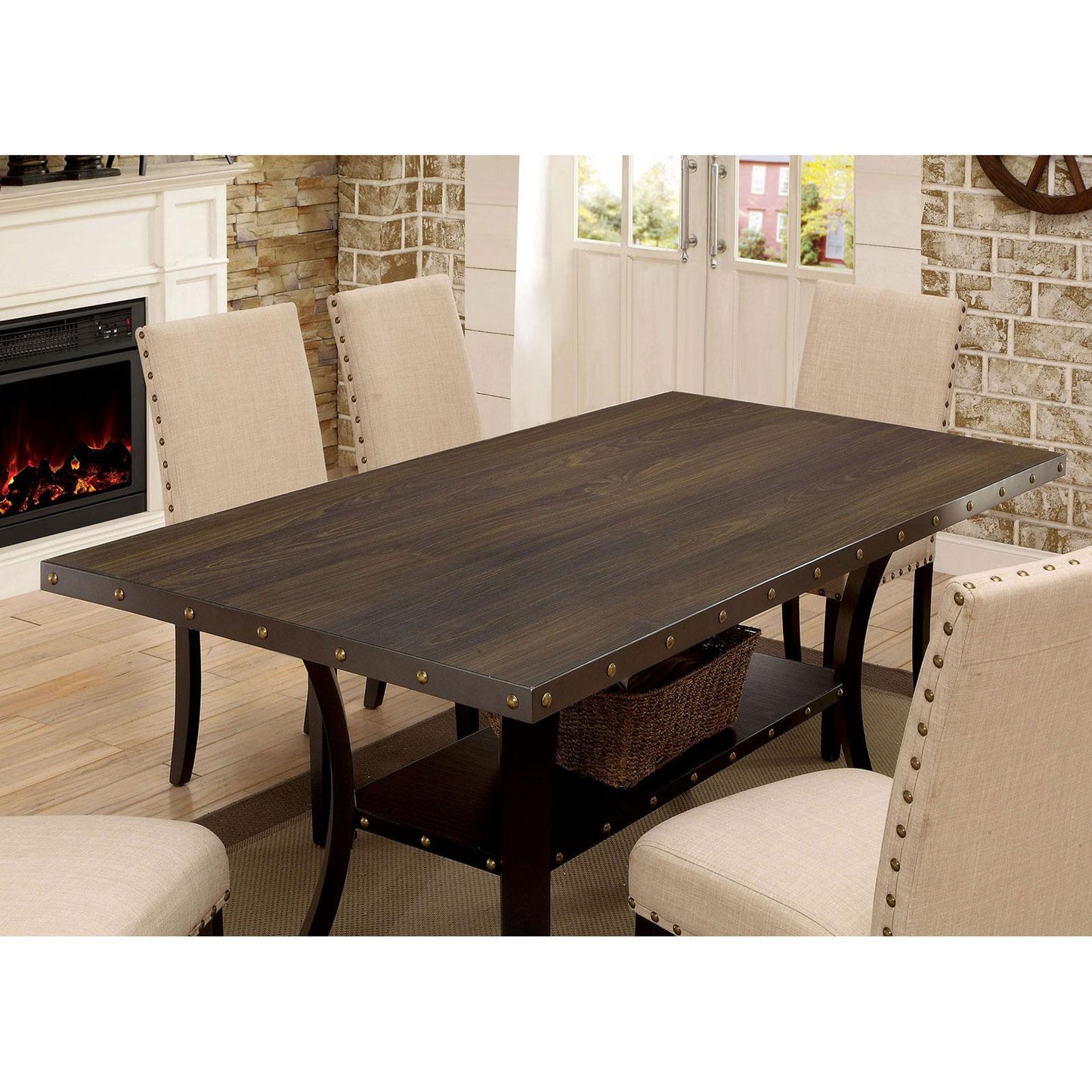  Furniture of America Kaitlin Dining Table CM3323T-TABLE IMAGE 2