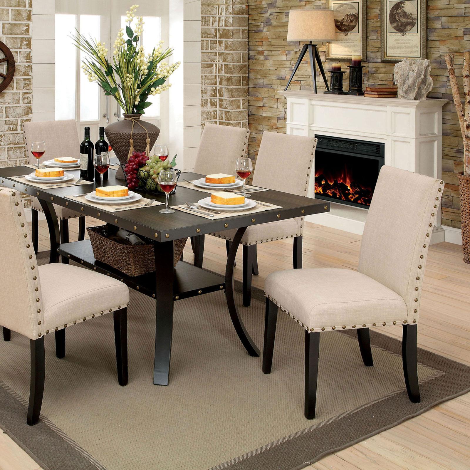  Furniture of America Kaitlin Dining Table CM3323T-TABLE IMAGE 4