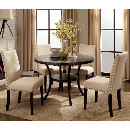  Furniture of America Round Kaitlin Dining Table CM3323RT IMAGE 4