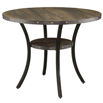  Furniture of America Round Kaitlin Counter Height Dining Table CM3323RPT IMAGE 1