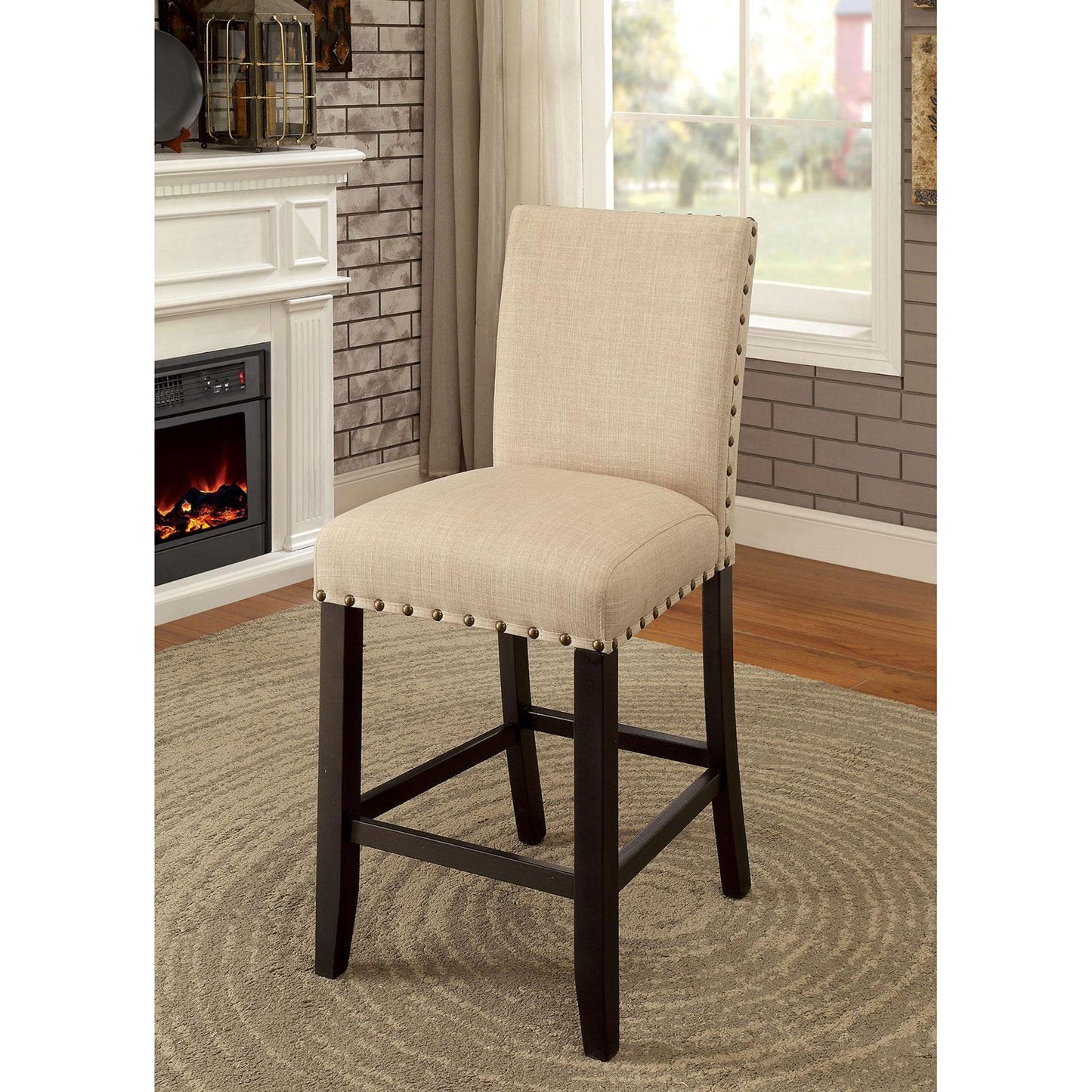  Furniture of America Kaitlin Counter Height Dining Chair CM3323PC-2PK IMAGE 1
