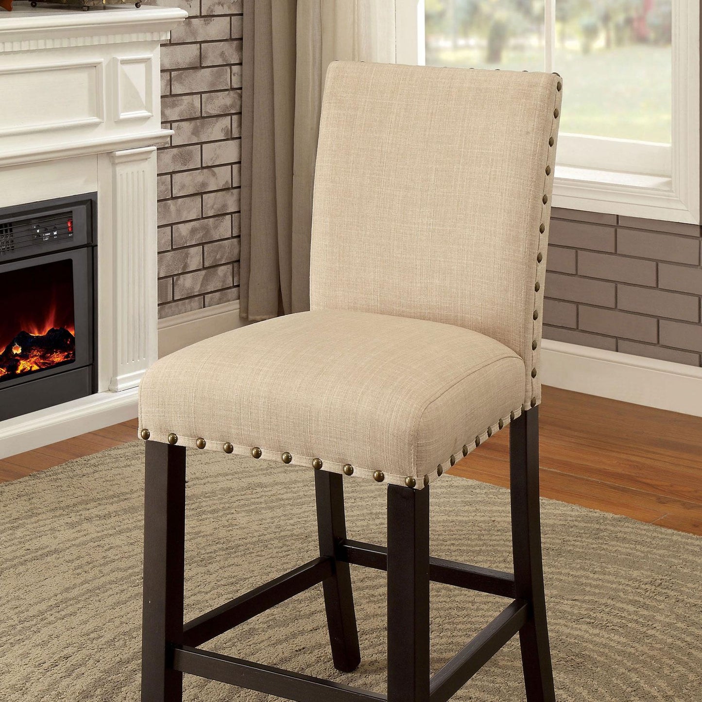  Furniture of America Kaitlin Counter Height Dining Chair CM3323PC-2PK IMAGE 2