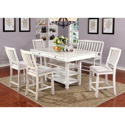  Furniture of America Kaliyah Counter Height Dining Table CM3194PT IMAGE 4