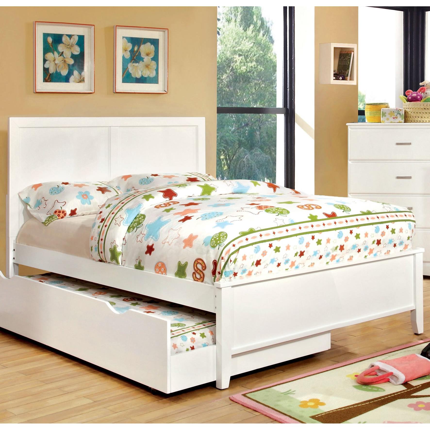  Furniture of America Kids Beds Bed CM7941WH-F-BED IMAGE 1