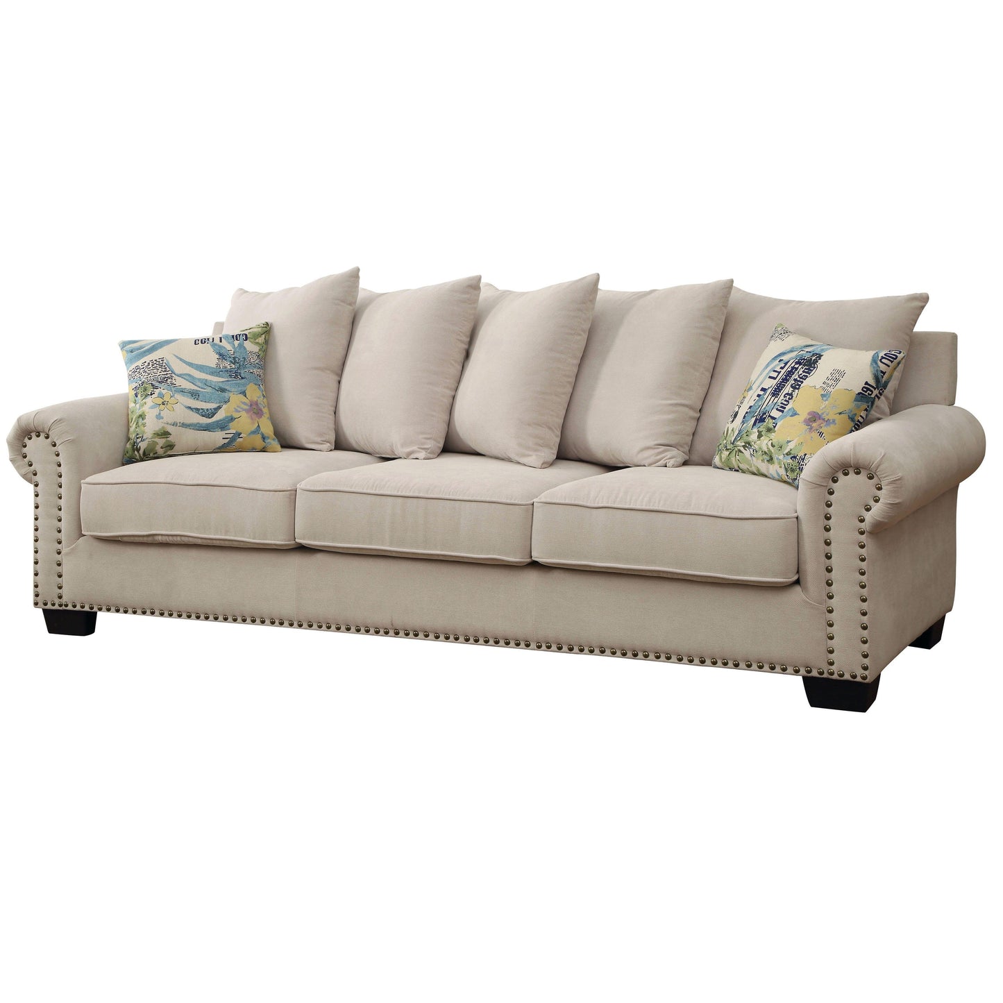  Furniture of America Skyler Stationary Fabric Sofa CM6155-SF IMAGE 1