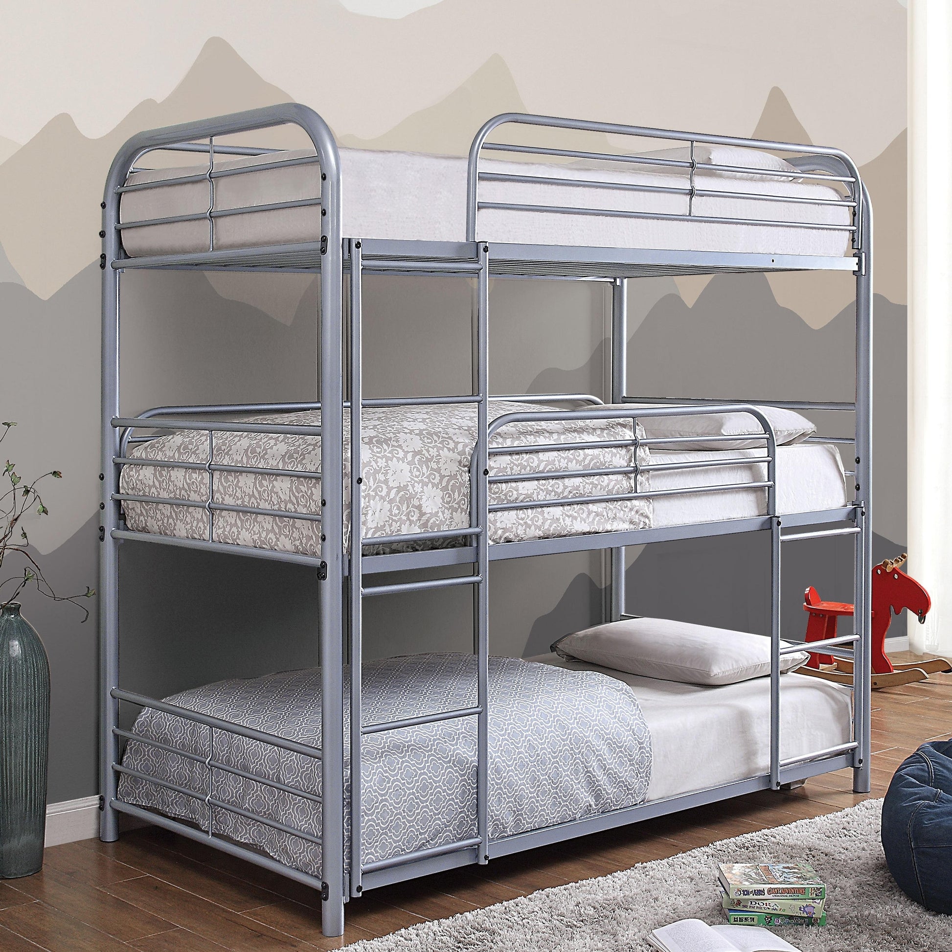  Furniture of America Kids Beds Bunk Bed CM-BK937SV IMAGE 1