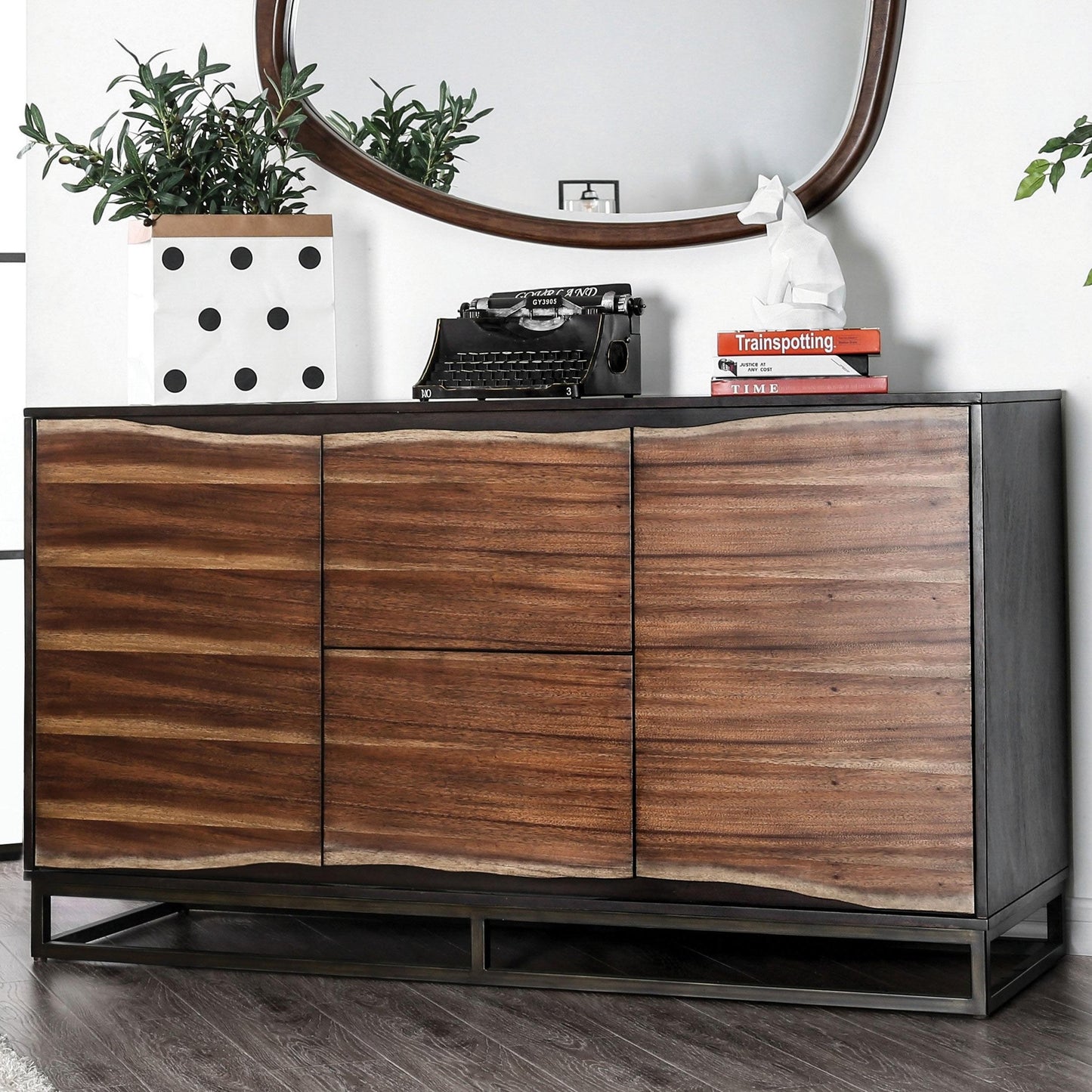  Furniture of America Fulton 2-Drawer Dresser CM7363D IMAGE 2