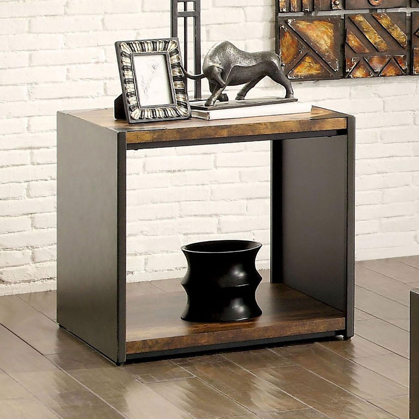  Furniture of America Reina End Table CM4398E IMAGE 1
