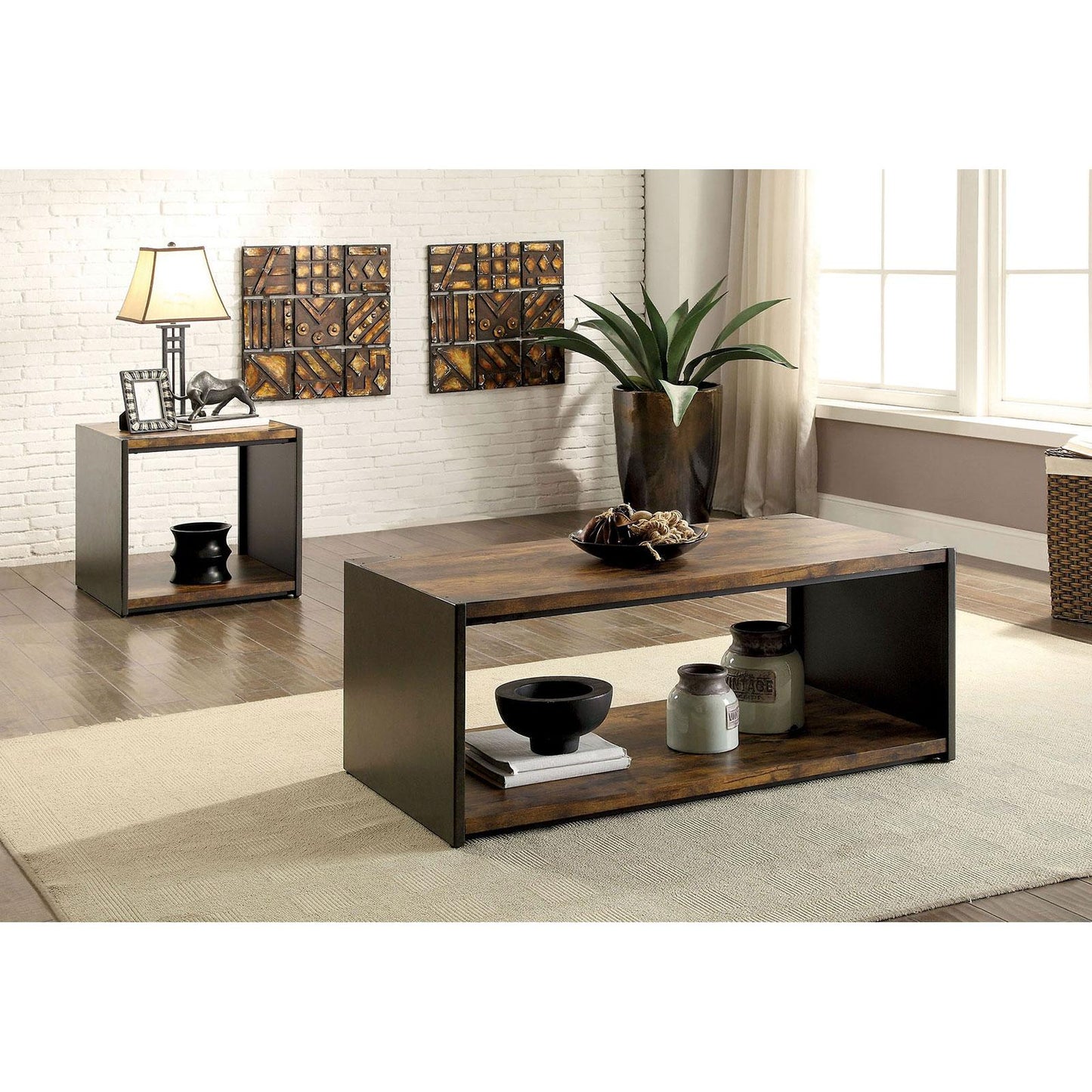  Furniture of America Reina Coffee Table CM4398C IMAGE 3