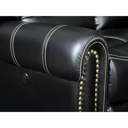  Furniture of America Frederick Power Reclining Leatherette Sofa CM6130SF-PM IMAGE 2