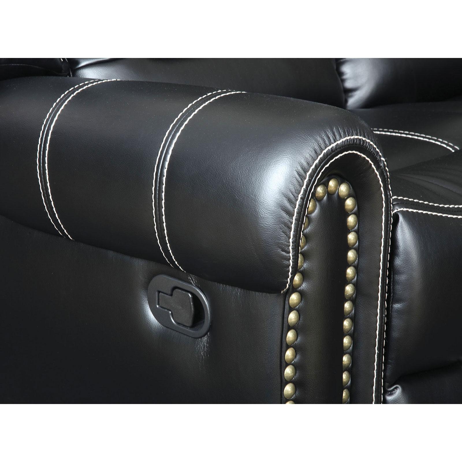  Furniture of America Frederick Reclining Leather Look Sofa CM6130SF IMAGE 2