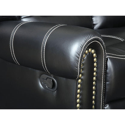  Furniture of America Frederick Reclining Leather Look Sofa CM6130SF IMAGE 2